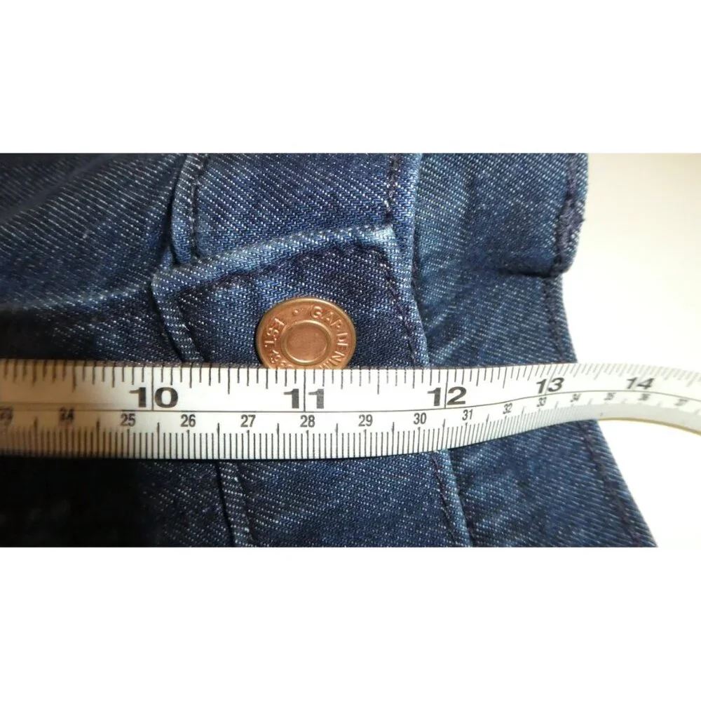 Gap Mid Rise 90s Loose Carpenter Jeans - Dark Blue - Picture 8 of 15